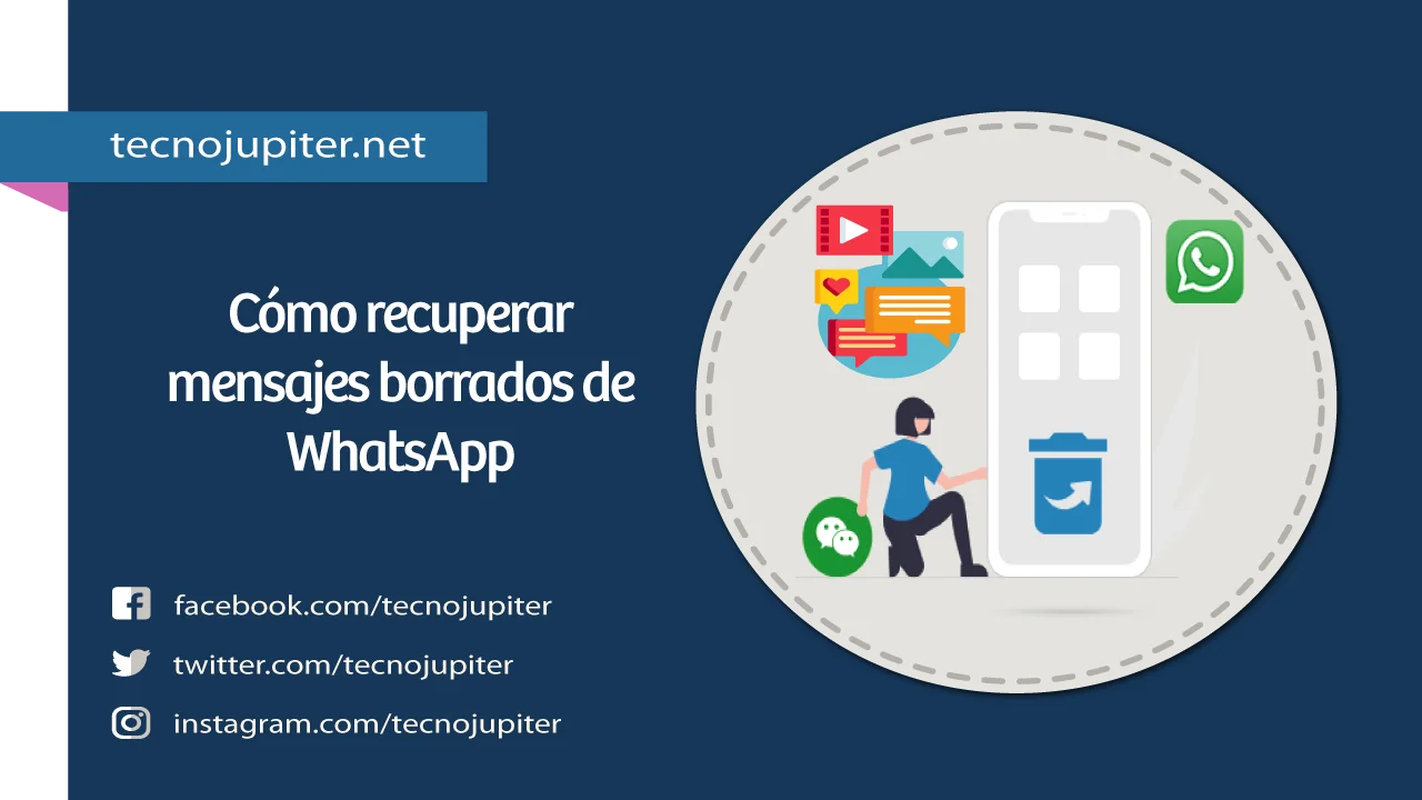 Recupera mensajes borrados de WhatsApp